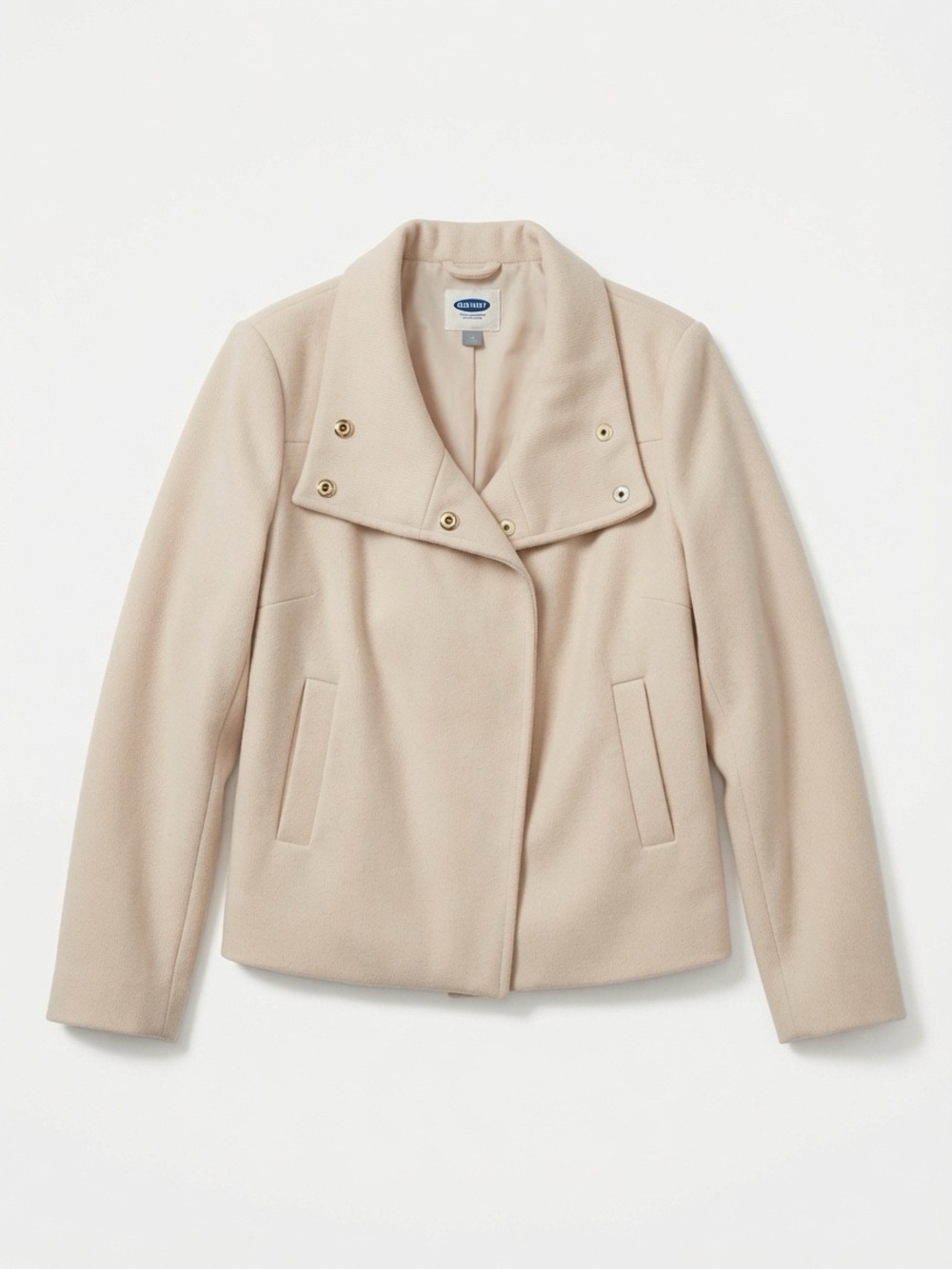 Old Navy Soft pink Short Pea Coat with Snap Detail
